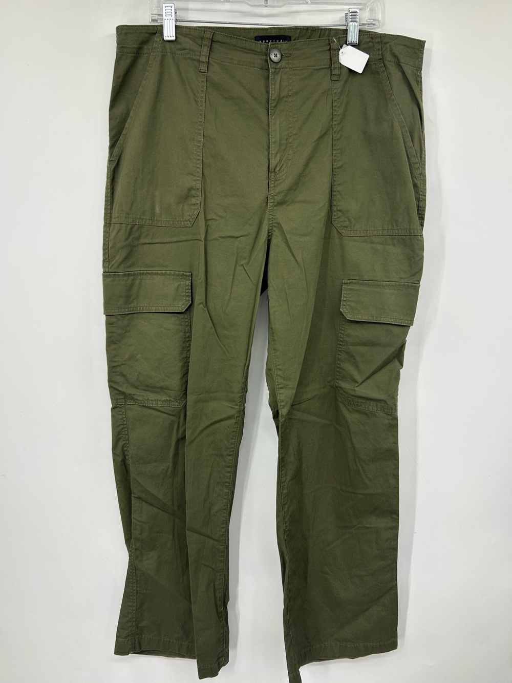 Sanctuary Army Green Straight Leg Cargo Pants‎ Plus Size 33 Utility Trousers